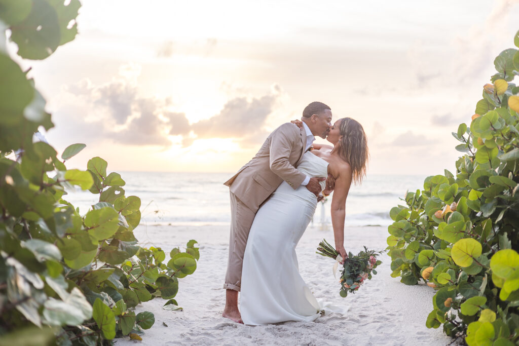 sunset kiss